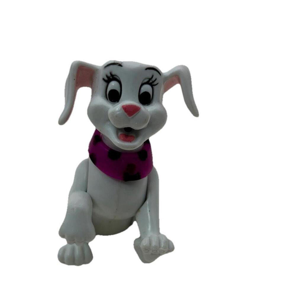 Disney 101 102 Dalmatians Oddball Dog Toy  Figure 2” Puppy Pink Collar